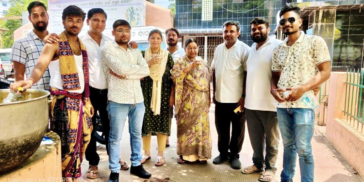 ଓଡ଼ିଆ ନବବର୍ଷ ଅବସରରେ ପଣା ବଣ୍ଟନ