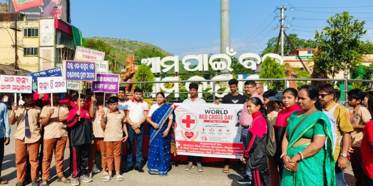 ନୟାଗଡ଼ ଜିଲ୍ଲା ରେ ବିଶ୍ୱ ରେଡକ୍ରସ ଦିବସ ପାଳିତ:୨୯ୟୁନିଟ୍ ରକ୍ତ ସଂଗ୍ରହ